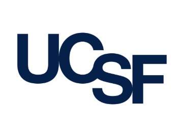 A navy logo reading UCSF